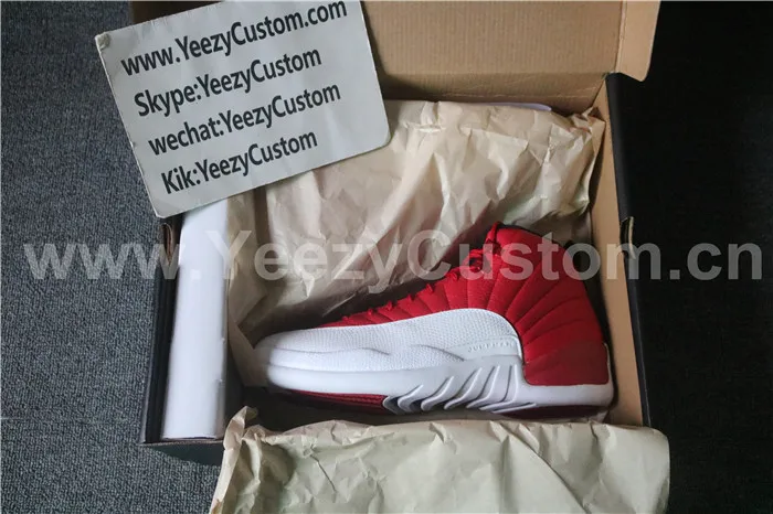Authentic Air Jordan 12 Gym Red