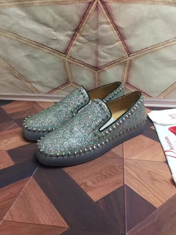 Super High End Christian Louboutin Flat Sneaker Low Top(With Receipt) - 0026