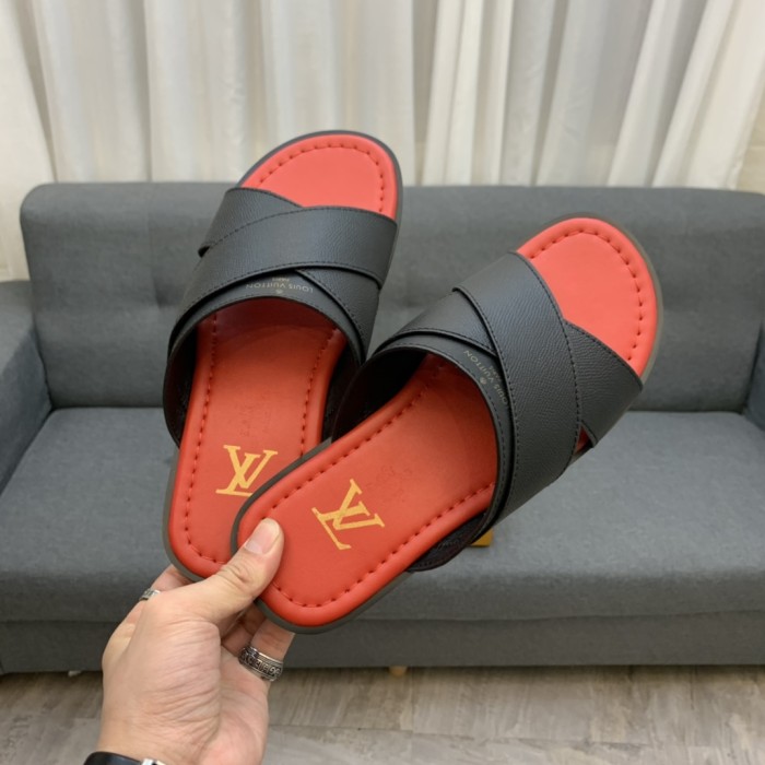 LV Slipper men Shoes 0064（2021）