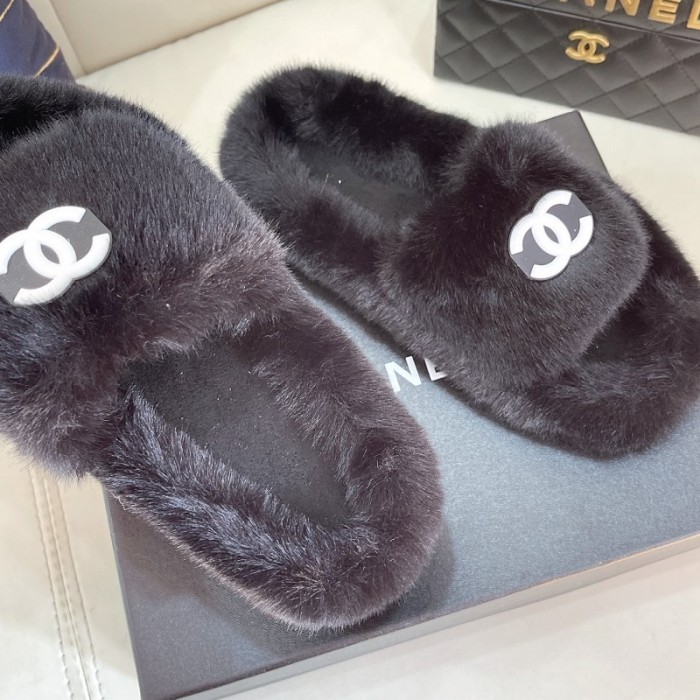 Chanel Hairy slippers 0013 (2022)