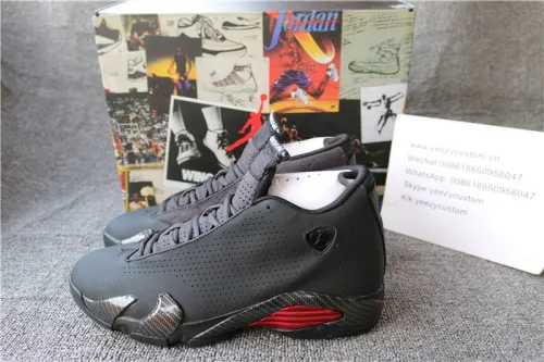 Authentic Air Jordan 14 Black Ferrari