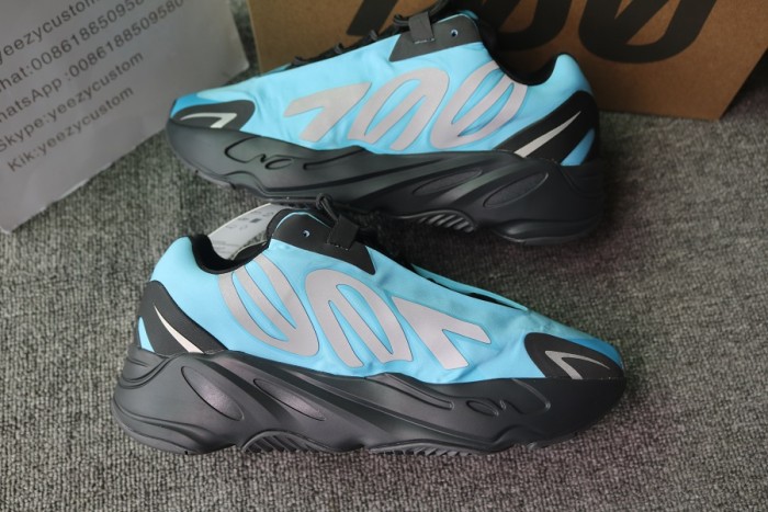 Authentic Adidas Yeezy Boost 700 MNVN Bright Cyan Men Shoes