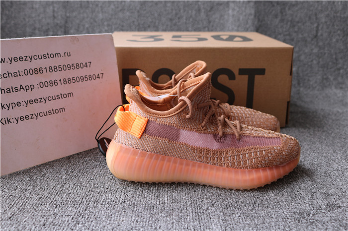 Authentic Adidas Yeezy Boost 350 V2 Clay Infrant Shoes