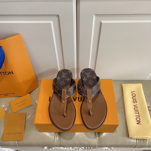 LV Slipper men Shoes 00108（2021）