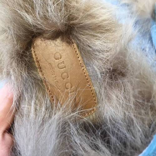 Gucci Hairy slippers 0043