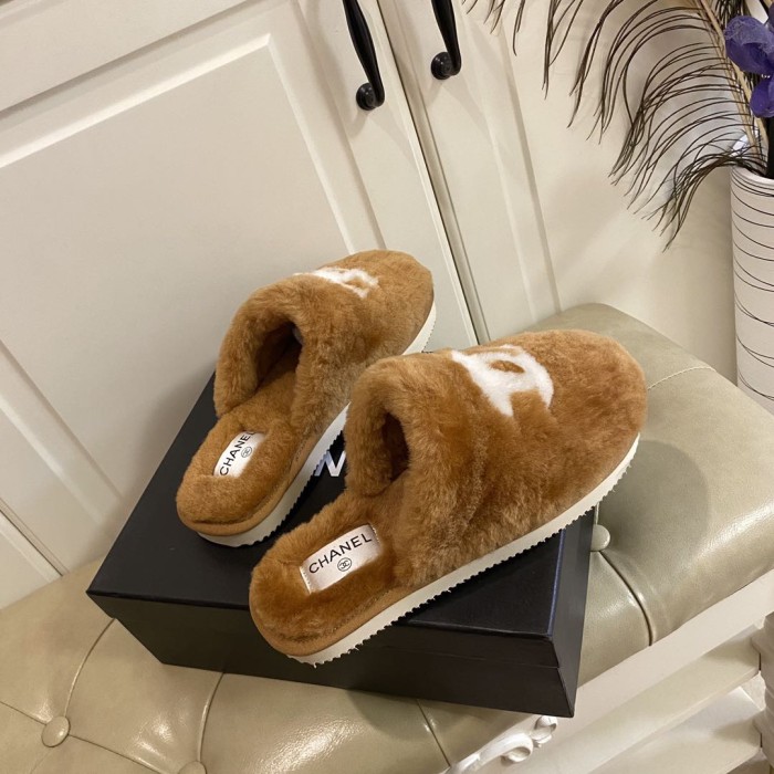 Chanel Hairy slippers 007 (2021)