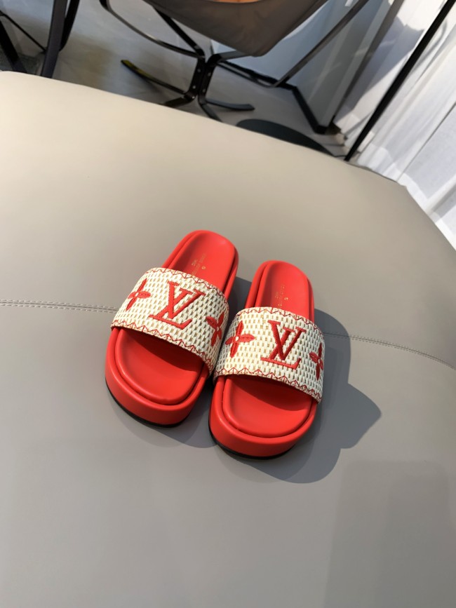 LV Slipper men Shoes 00103（2021）