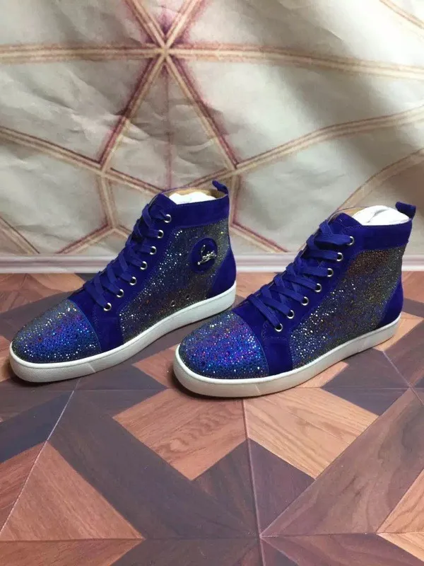 Super High End Christian Louboutin Flat Sneaker High Top(With Receipt) - 0111