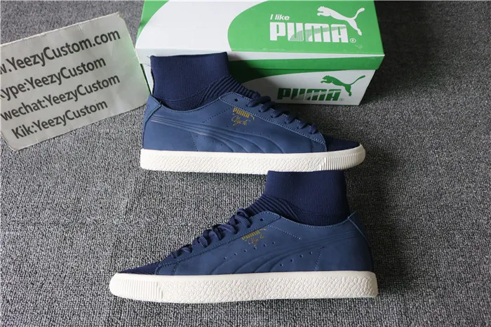 Authentic Puma Clyde Sock NYC Blue