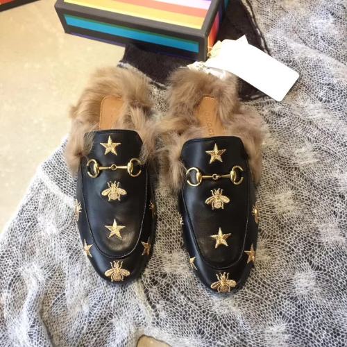 Gucci Hairy slippers 0041