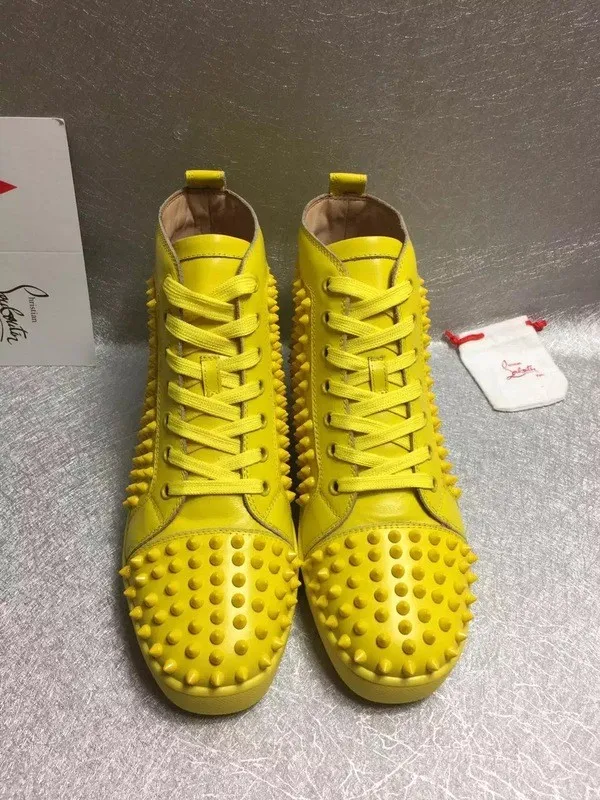 Super High End Christian Louboutin Flat Sneaker High Top(With Receipt) - 0076