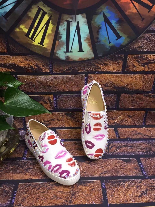 Super High End Christian Louboutin Flat Sneaker Low Top(With Receipt) - 0057