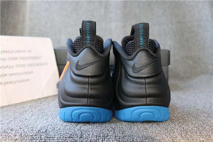 Authentic Nike Air Foamposite Pro Knicks Black Battle Blue