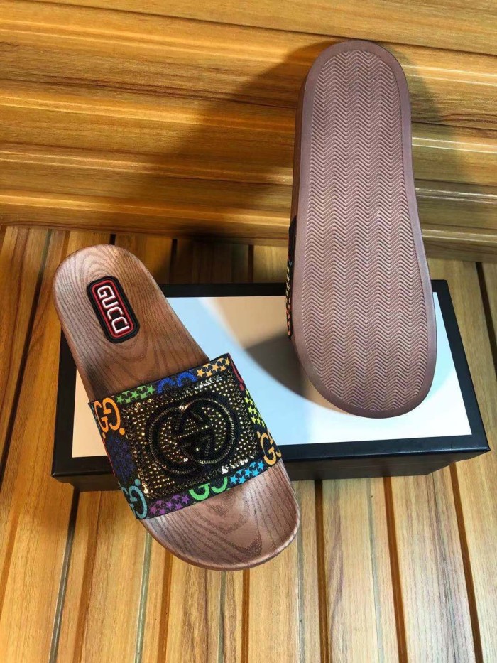 Gucci Slipper men Shoes 00910（2021)