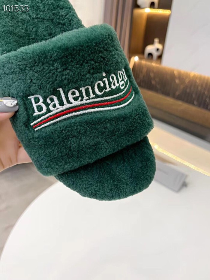 Balenciaga Hairy slippers 0010（2021）