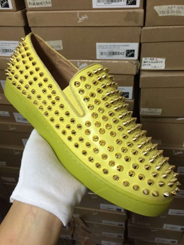 Super High End Christian Louboutin Flat Sneaker Low Top(With Receipt) - 0038