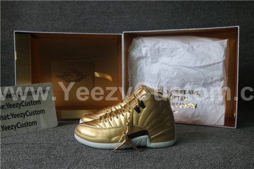 Authentic Air Jordan Retro 12 Gold