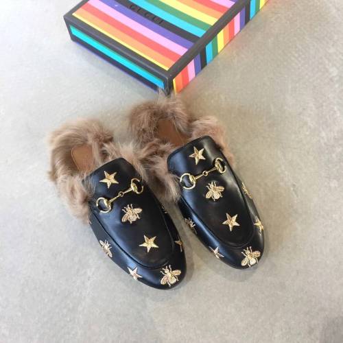 Gucci Hairy slippers 0041