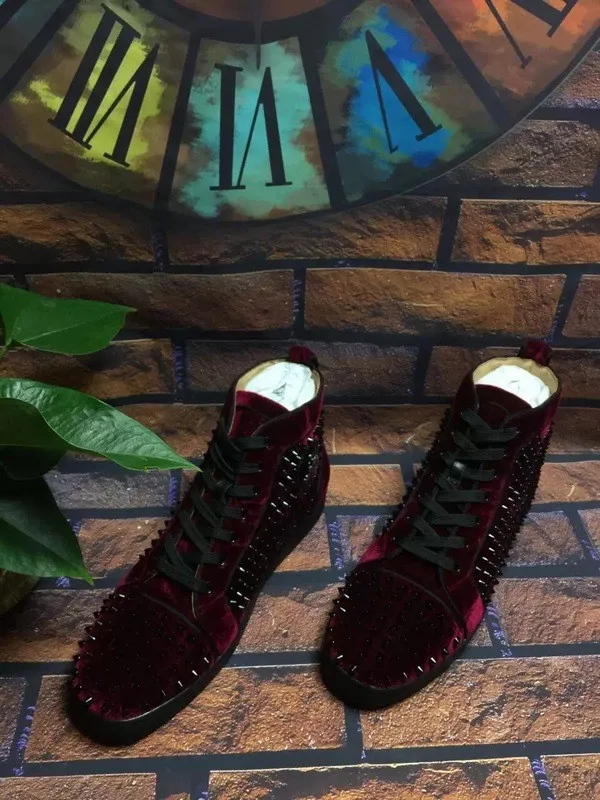 Super High End Christian Louboutin Flat Sneaker High Top(With Receipt) - 0143