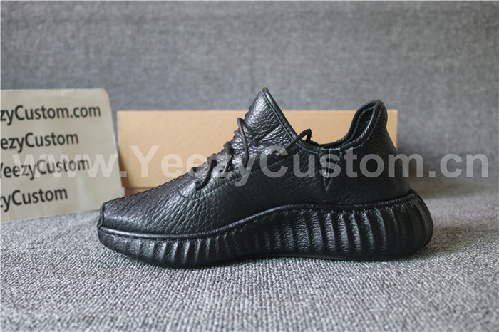 Authentic Adidas Yeezy Boost 350 Custom Made Black