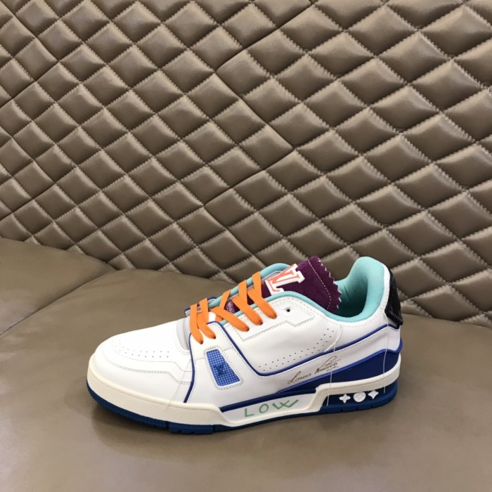 LV Single shoes Men Shoes 0063 (2021）