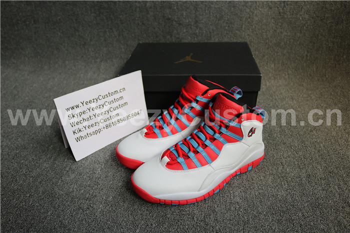 Authentic Air Jordan 10 “Chicago Flag”