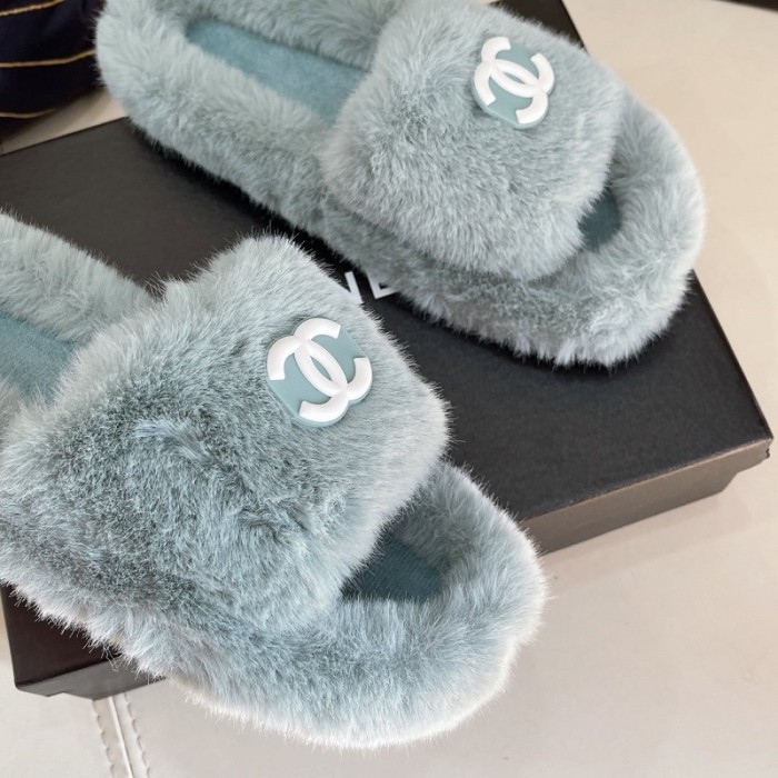 Chanel Hairy slippers 0011 (2022)