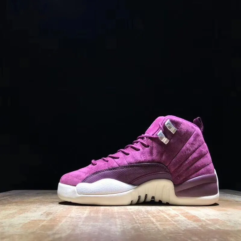 Authentic Air Jordan 12 Bordeaux GS