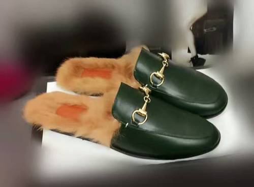 Gucci Hairy slippers 0013