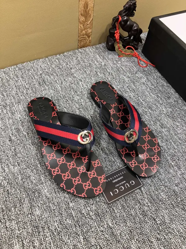 Gucci Slipper men Shoes 0012（2021)