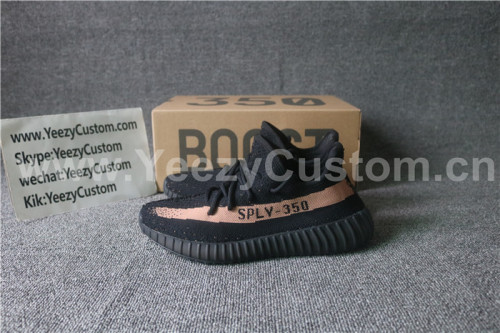 Authentic Adidas Yeezy Boost 350 V2 Core Black/Copper