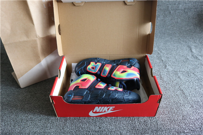 Authentic Nike Air More Uptempo QS Thermal Heat Map GS