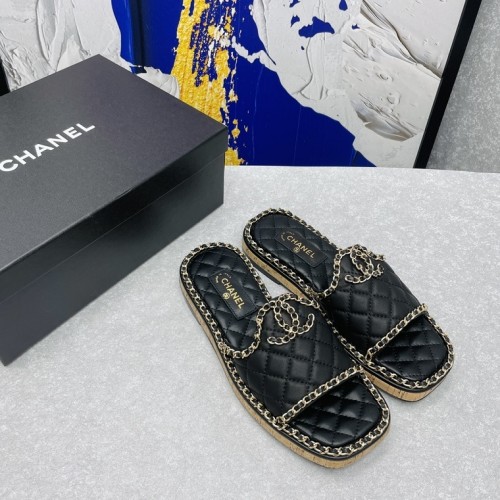 Chanel Slippers Women shoes 0019 (2022)