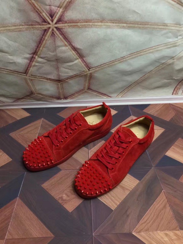 Super High End Christian Louboutin Flat Sneaker Low Top(With Receipt) - 0023