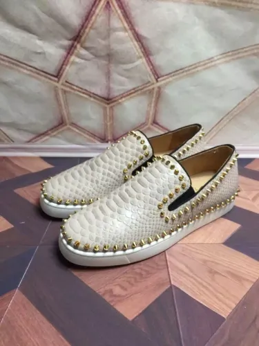 Super High End Christian Louboutin Flat Sneaker Low Top(With Receipt) - 0052