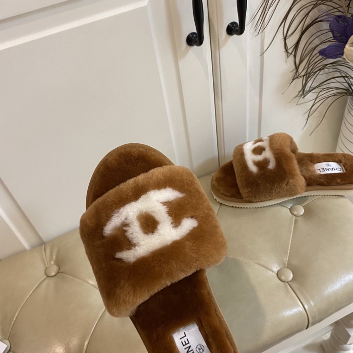 Chanel Hairy slippers 0013 (2021)