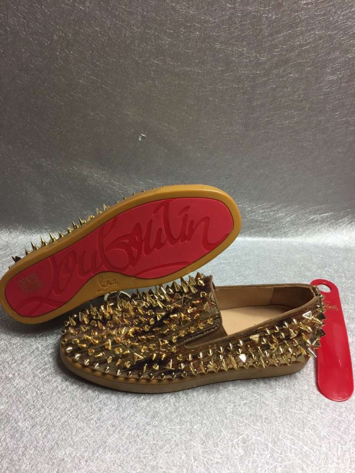 Super High End Christian Louboutin Flat Sneaker Low Top(With Receipt) - 0104