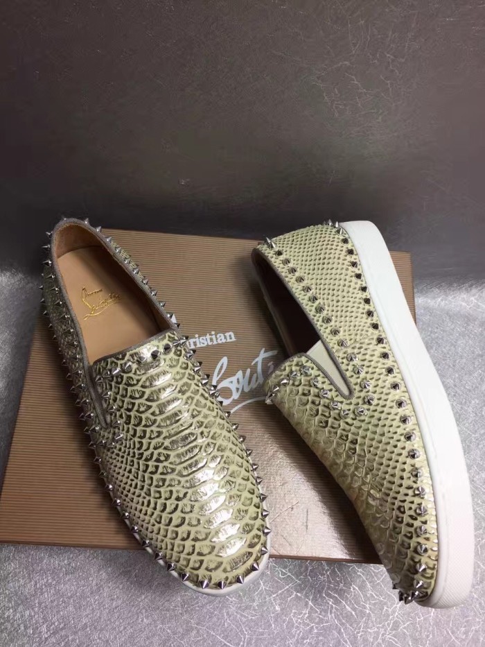 Super High End Christian Louboutin Flat Sneaker Low Top(With Receipt) - 0115