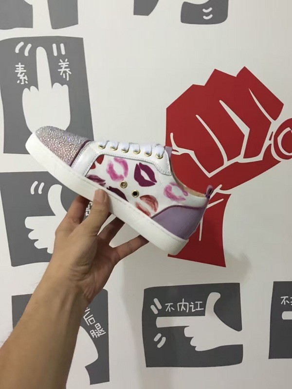 Super High End Christian Louboutin Flat Sneaker Low Top(With Receipt) - 0043