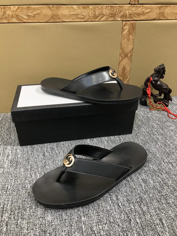 Gucci Slipper men Shoes 0014（2021)