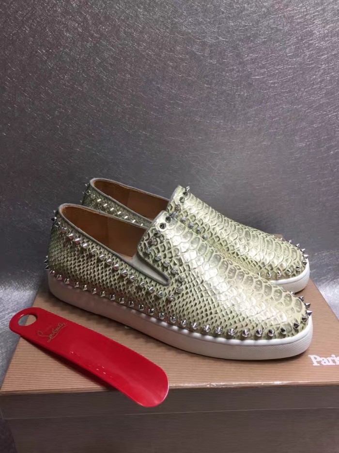 Super High End Christian Louboutin Flat Sneaker Low Top(With Receipt) - 0115