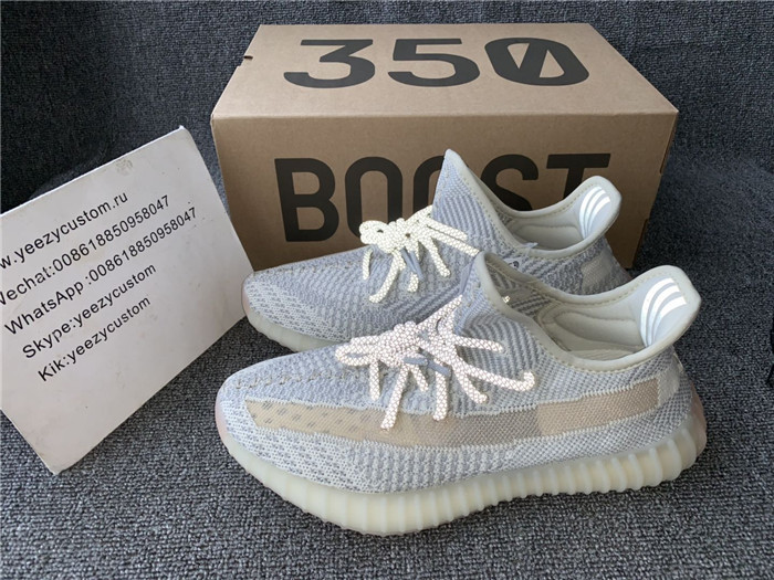 Authentic Adidas Yeezy Boost 350 V2 Primeknit Static Non Reflective Men Shoes