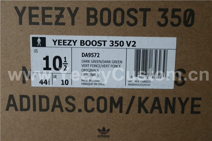 Authentic Adidas Yeezy Boost 350 Darker Green