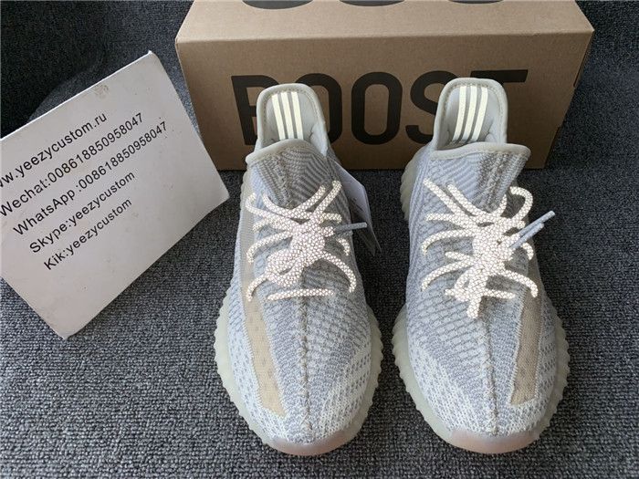 Authentic Adidas Yeezy Boost 350 V2 Primeknit Static Non Reflective Women Shoes