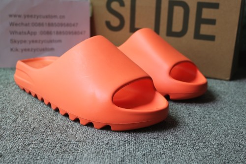 Authentic Adidas Yeezy Slide Tangerine