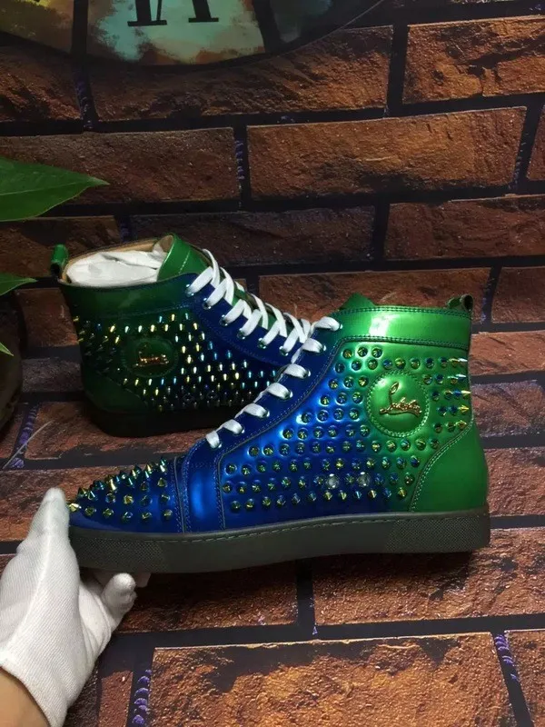 Super High End Christian Louboutin Flat Sneaker High Top(With Receipt) - 0133