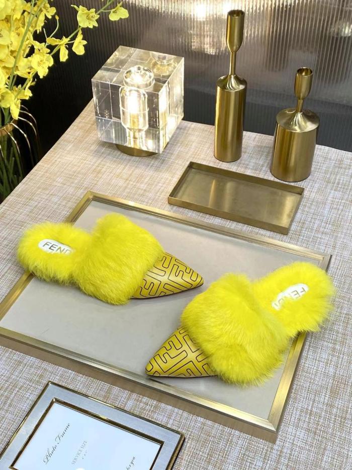 Fendi Hairy slippers 004 (2021)