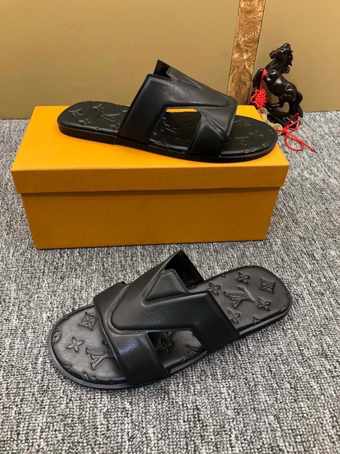 LV Slippers Men Shoes 008（2022）