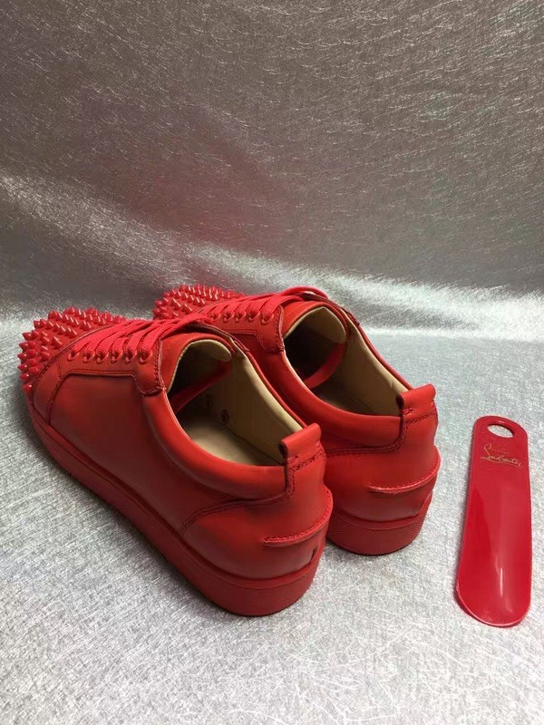 Super High End Christian Louboutin Flat Sneaker Low Top(With Receipt) - 0012