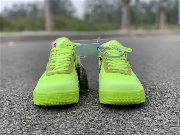 Authentic OFF-WHITE x Nike Air Force 1 “Volt”